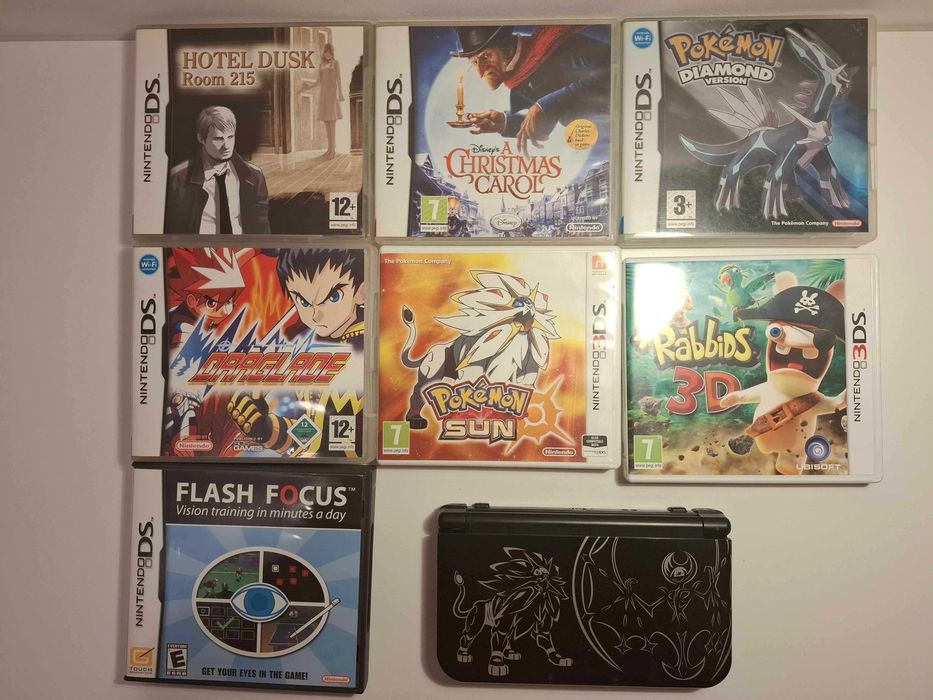Pokemon Sun and Moon new 3ds XL + gry