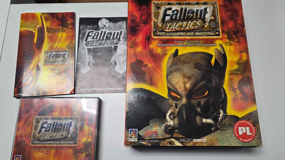 PC Fallout tactics PL premierowe wydanie polskie big box