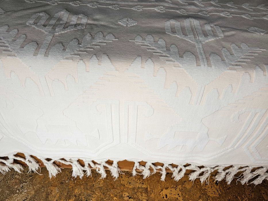 Colcha em Linho - ótimo estado