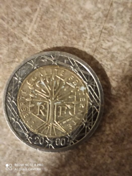 Moneta 2 euro Francja