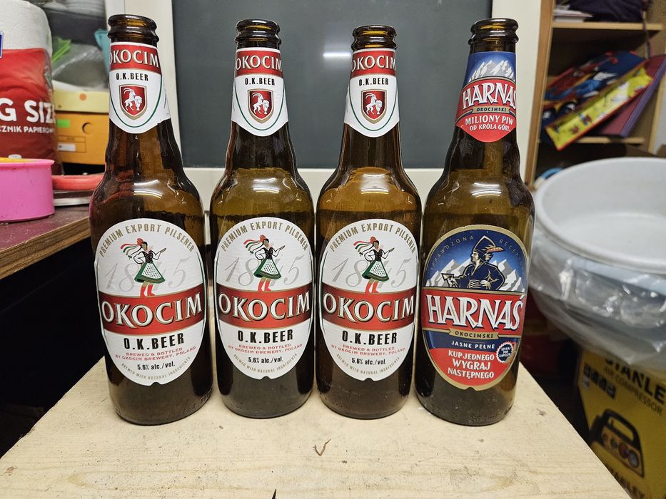 Stare butelki po piwie