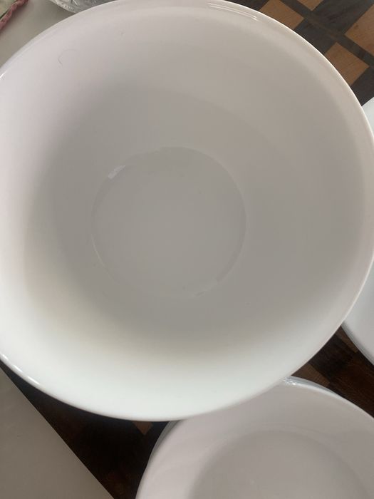 Servico de mesa vidro branco