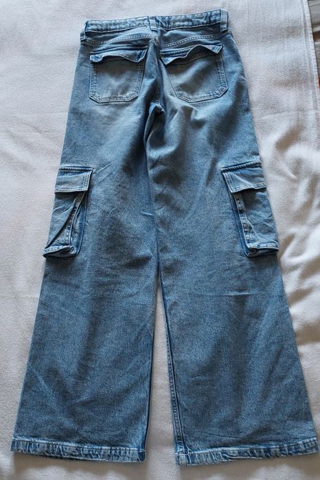 Calças Ganga Cargo Wide Leg Menina, 12-13A