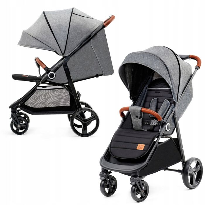 Kinderkraft Wózek spacerowy GRANDE PLUS GREY