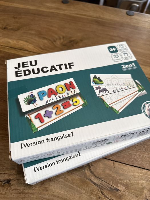 Nauka francuskiego dla dzieci 3+ gra edukacyjna