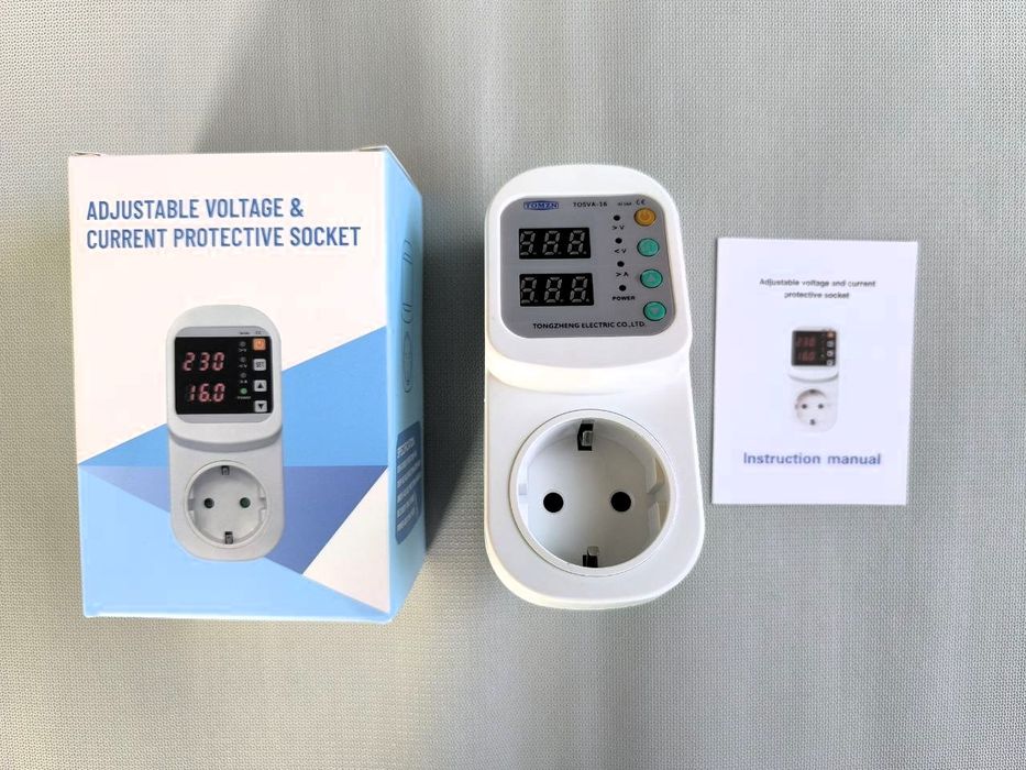 Регульовані реле напруги (відсікачі) TAXNELE і TOMZN з дисплеєм НОВІ