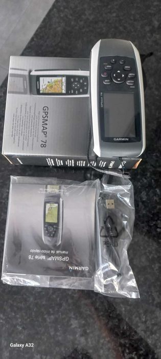 Garmin GPSMAP 78 — quase novo, sem marcas de uso e em caixa original
