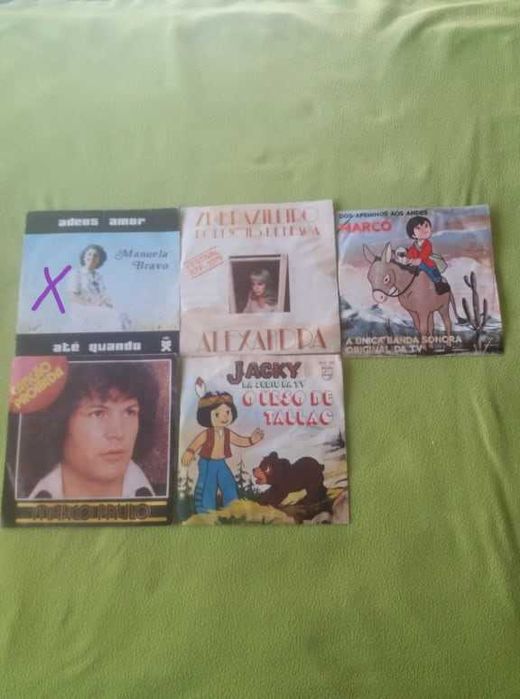 Singles de Vinil - Música Portuguesa e Estrangeira - 2,5€ cada