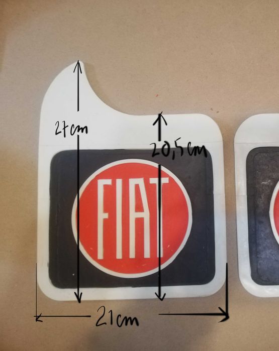 2 Palas de roda FIAT - Vintage