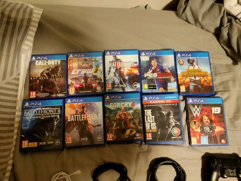 PS4 PRO 1TB star wars skin + Videojogos