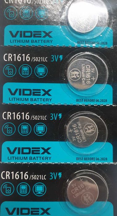 батарейка CR1616/1620/1632 Lithium