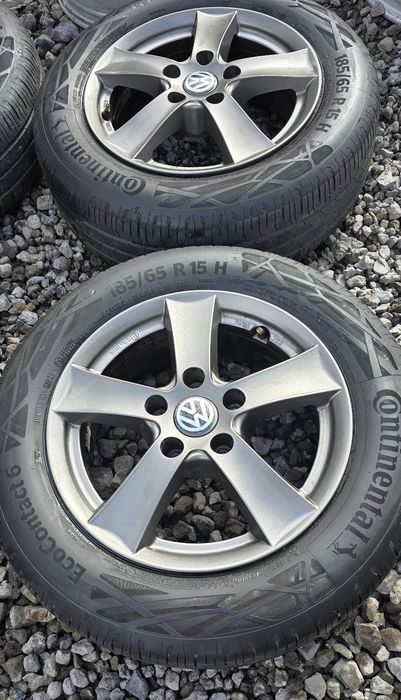 4x Koła 185 65 R15 Felgi 5x112 ET 43 VW Skoda Audi Seat