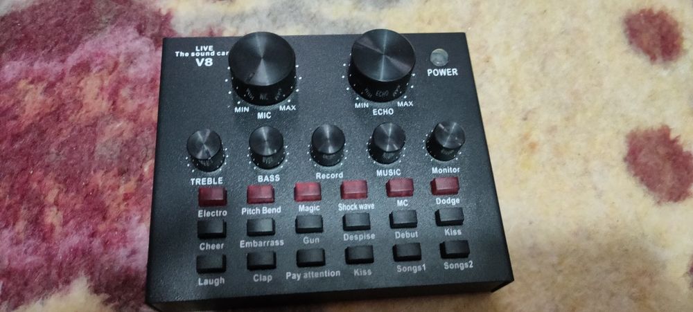 Venda Rapida Placa de Som V8 Live Stream – Completa (Como Nova)