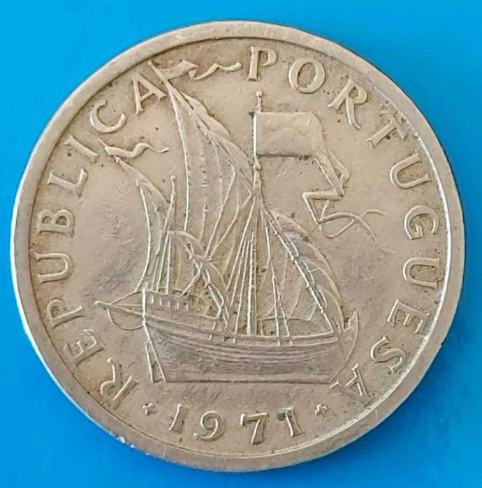 5$00 de 1971 Republica Portuguesa