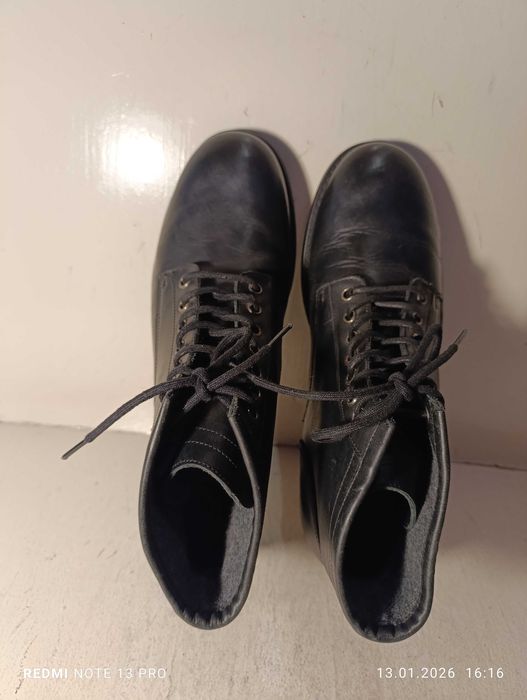 botki skórzane męskie Zara