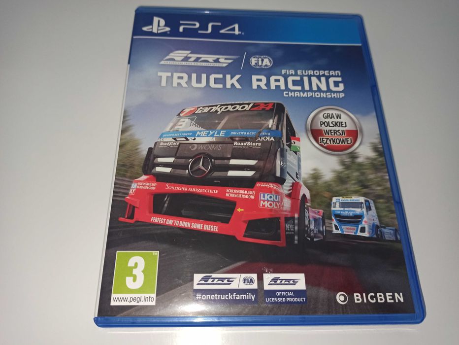 ps4 TRUCK RACING wyścigi ciężarówek, TIR-ów po polsku