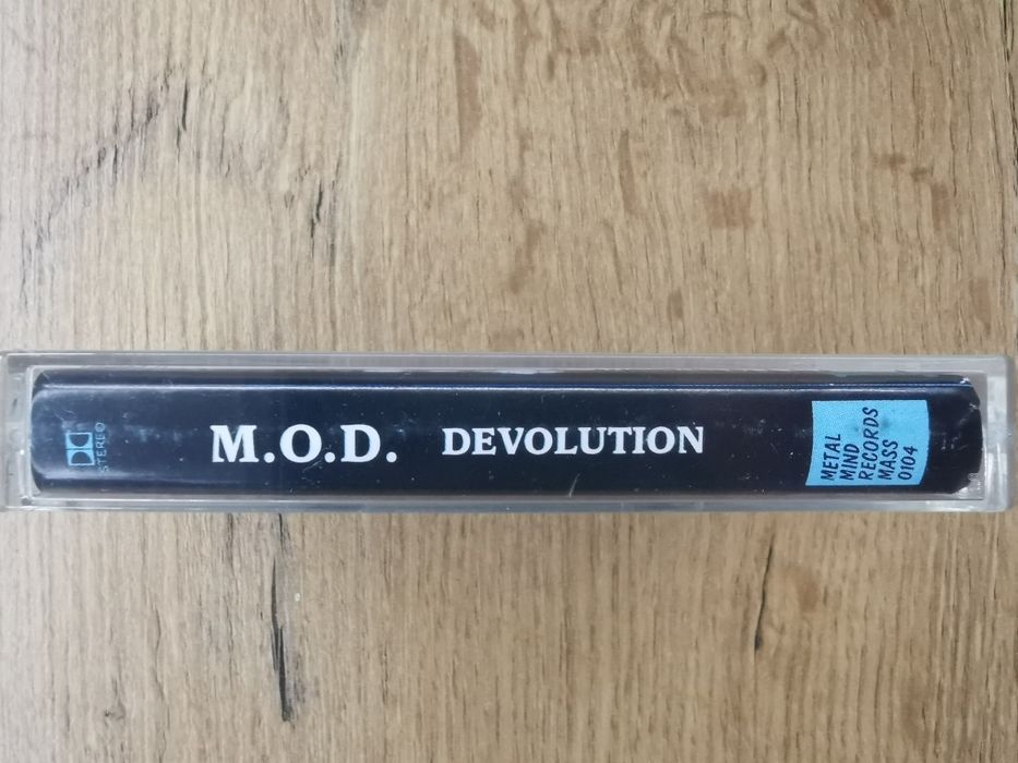 M.O.D. Devolution Kaseta Magnetofonowa Metal Mind RARYTAS UNIKAT błąd druku Evolution Mass 0104 Thrash Crossover