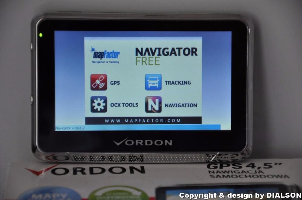 Nowa Nawigacja Samochodowa VORDON 4,5' Dożywotnio Mapy EU PL GPS F VAT