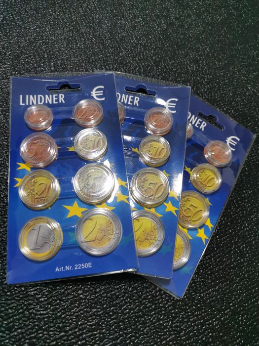 Cápsulas moedas série euro