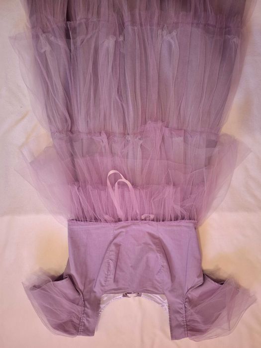 Vestido em tule lilás