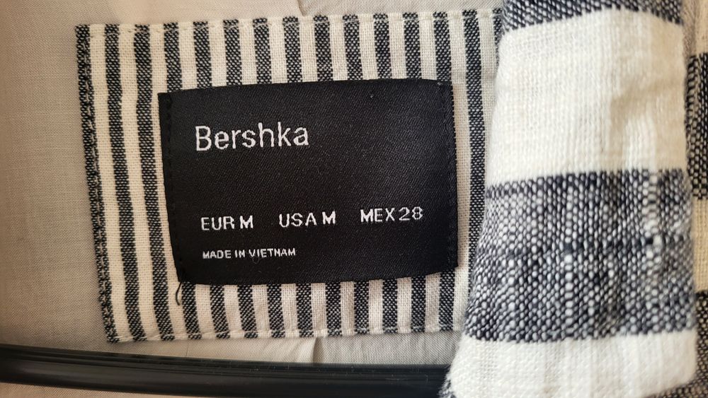 Marynarka len Bershka rozmiar M