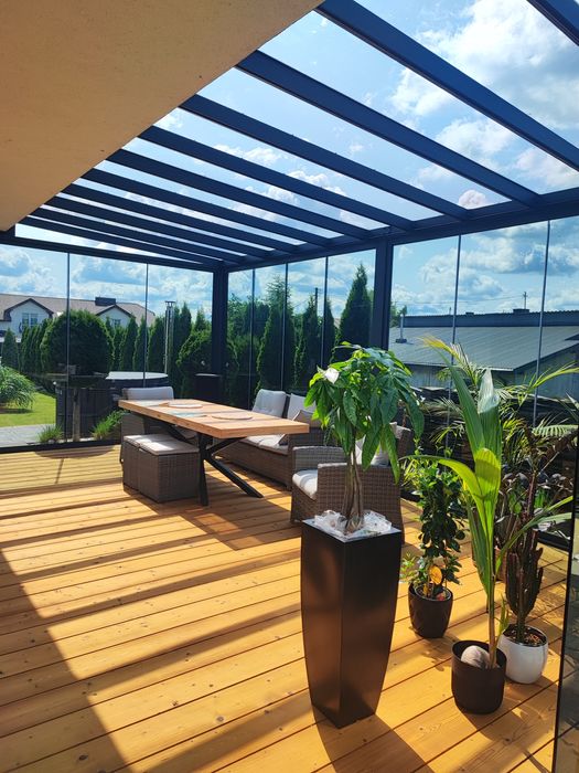 Konstrukcja zadaszenia tarasu