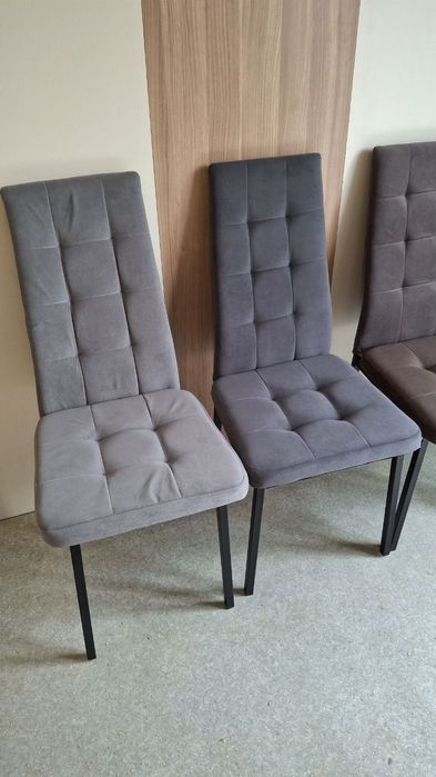 Стільці велюр, сірі, графіт РОЗПРОДАЖ! 1050грн Стілець