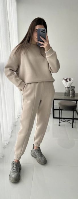 Теплий спортивний костюм Vloria, зі світшотом та джогерами, розмір S-M