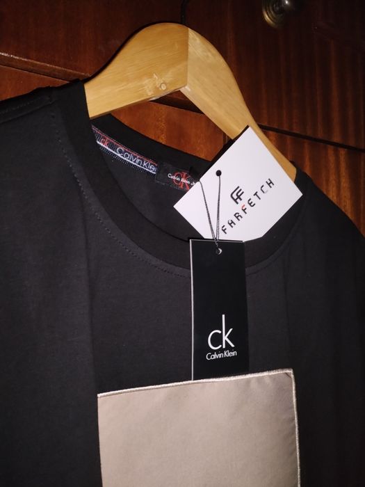 T-shirt nova qualidade Ralph Lauren XL e CK XXL