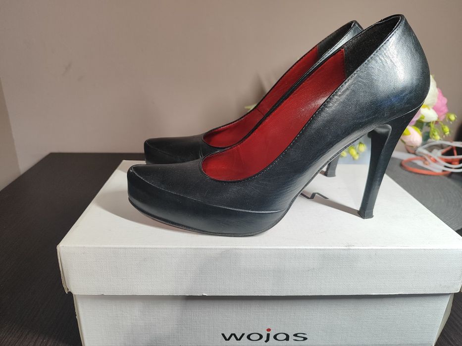 Czółenka Wojas 38 skóra