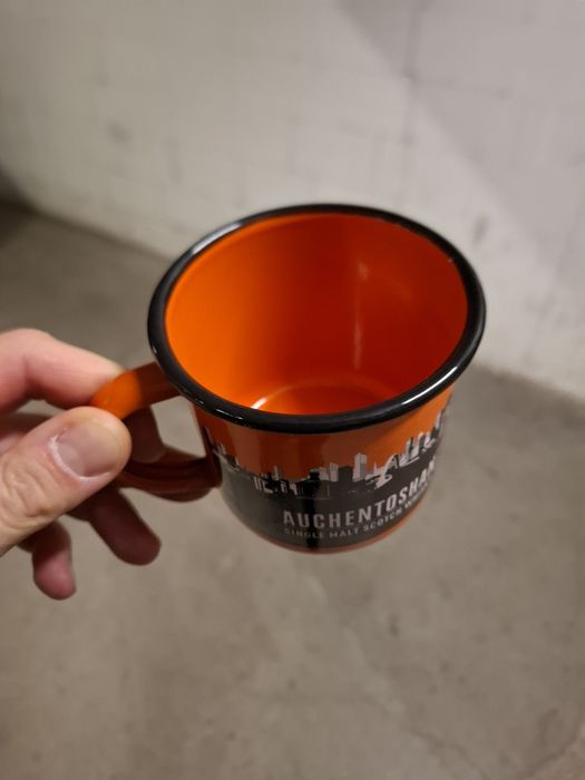Kubek emaliowany auchentoshan whisky - nowy
