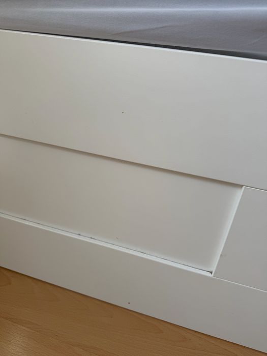 Łóżko ikea brimnes 160x200 z szufladami