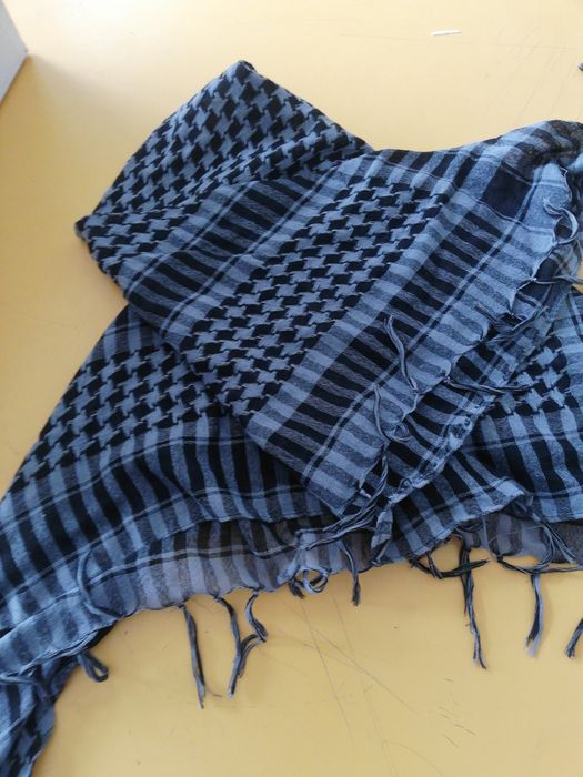 Cachecol preto/cinzento