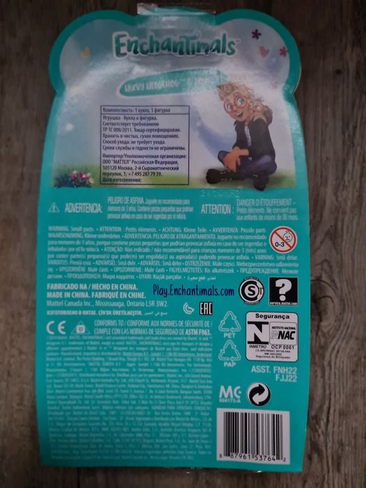 Nowa lalka enchantimals jeż chłopczyk torebka gratis