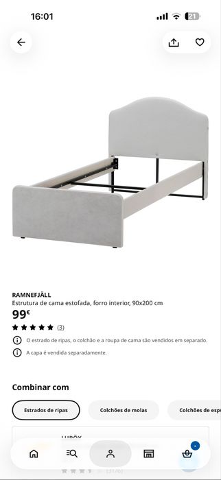 Duas camas Ikea RAMNEFJÄLL