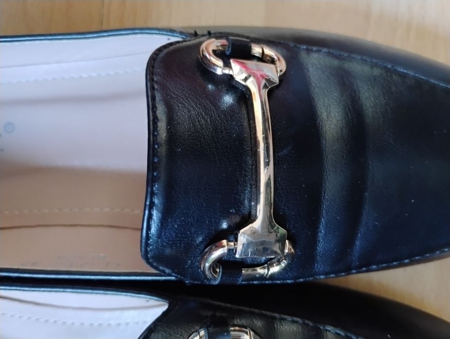 Buty damskie mokasyny kolor czarny rozmiar 37
