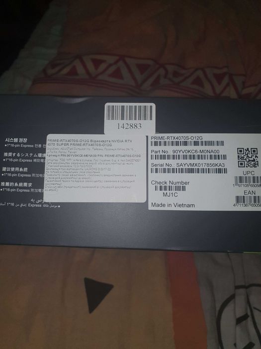 ASUS PCI-Ex GeForce RTX 4070 Super Prime OC Edition 12GB GDDR6X