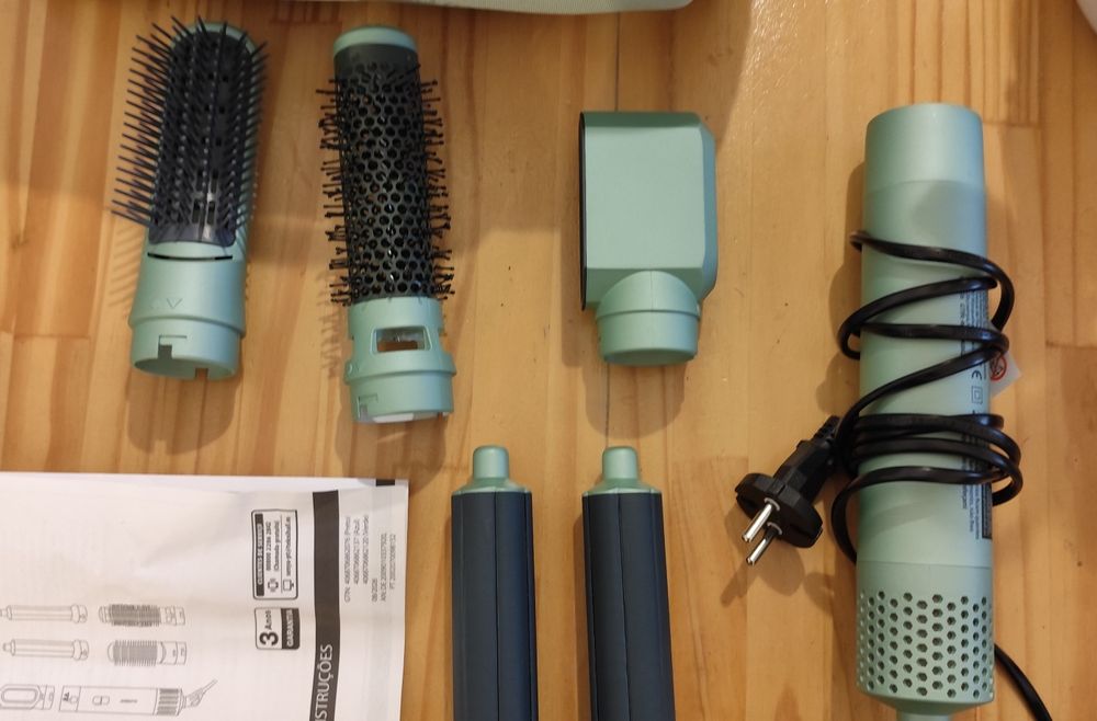 Secador Modelador Multistyler Verde Água – como novo