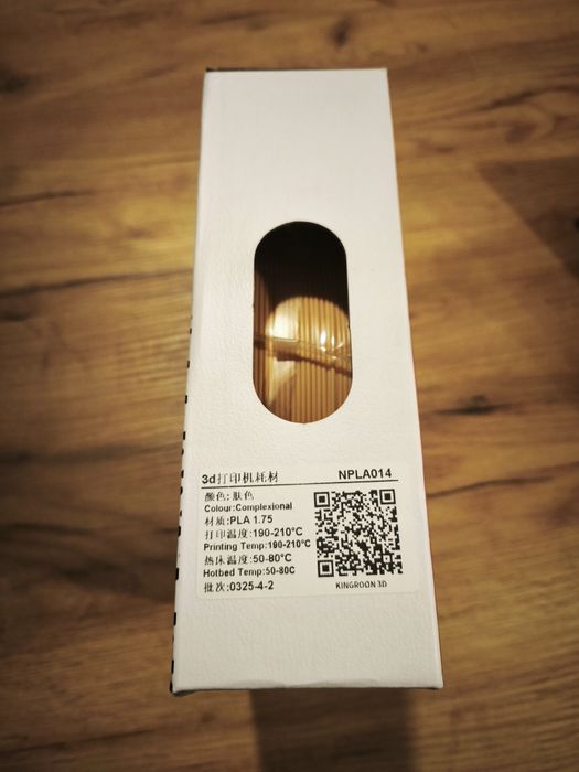 Filamento 3d pla 1kg beje cor de pele