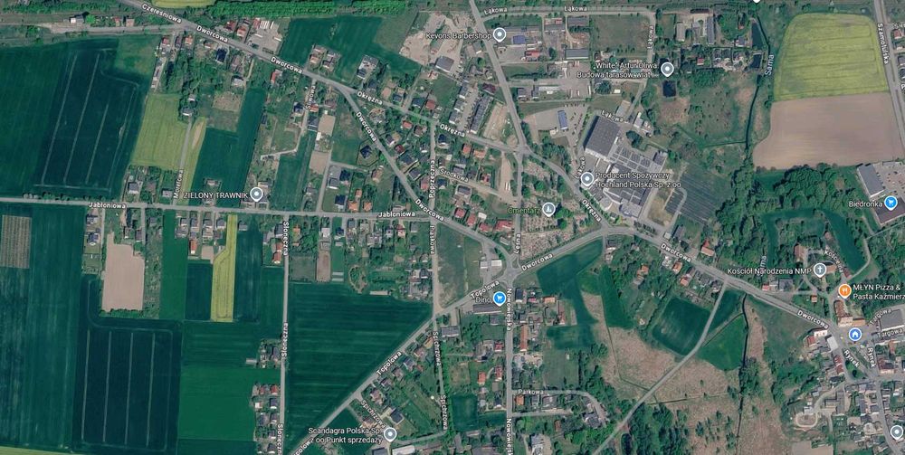 Kaźmierz, ul. Jabłoniowa, WZ, media - Widok 3