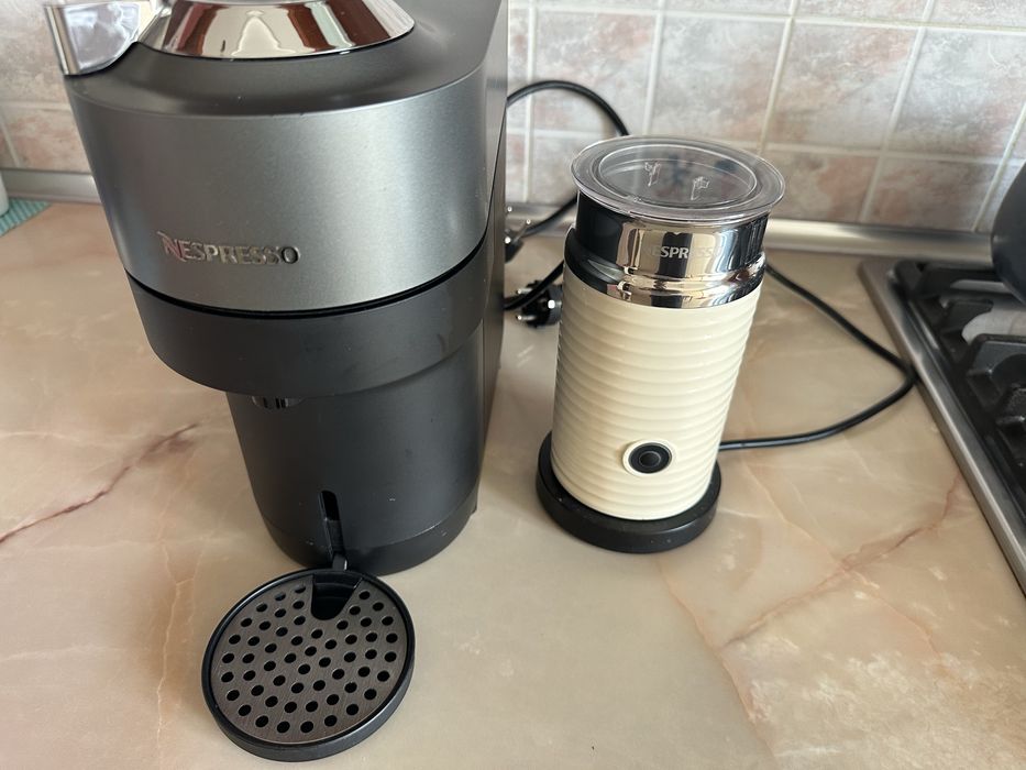 nespresso vertuo pop+ та капучінатор nespresso