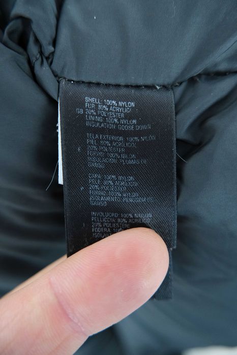 The North Face gruba puchowa damska kurtka r XS