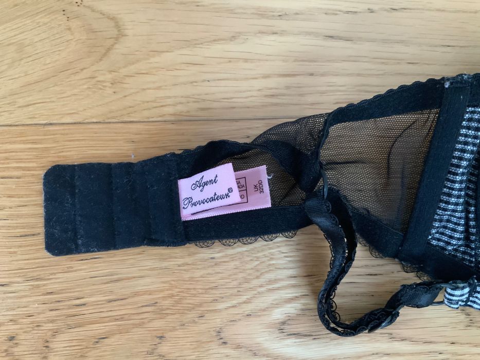 Biustonosz haftowany Agent Provocateur 70DD 32DD koronka jak nowy
