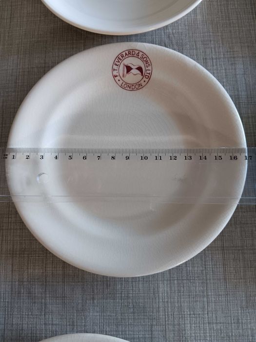 6 pratos de Bristol antiga empresa navegação FT Everard & Sons