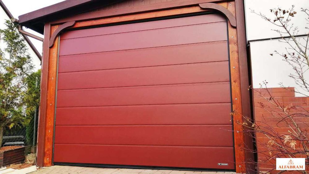 Brama garażowa segmentowa ocieplona energooszczędna rabaty, Wiśniowski