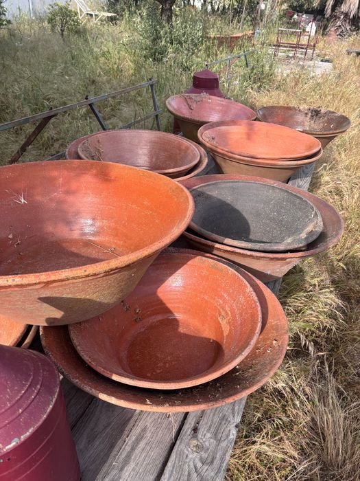 Alguidar de Barro Antigos Grandes