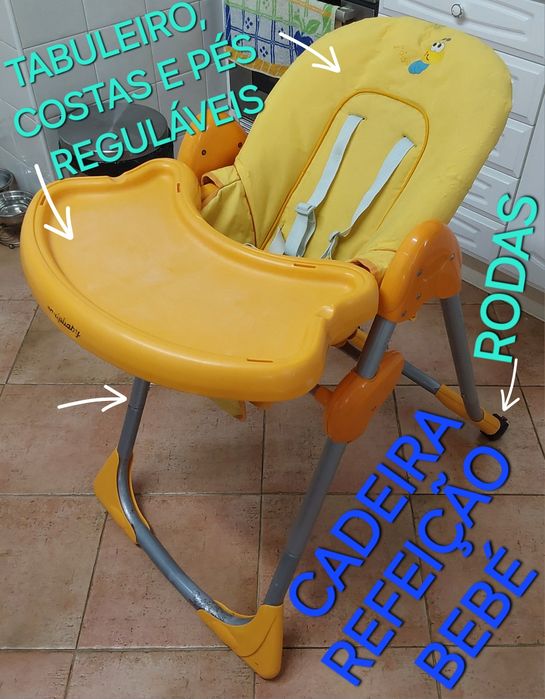 CADEIRA REFEIÇÃO PARA BEBÉ. Casa,Mesa,Cozinha,Infantário,Quarto,Sala.