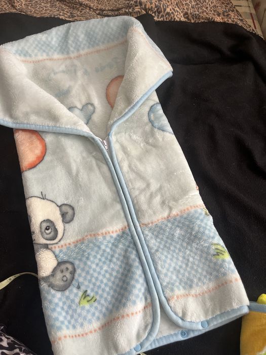 Теплое детское одеяло, конверт в коляску.