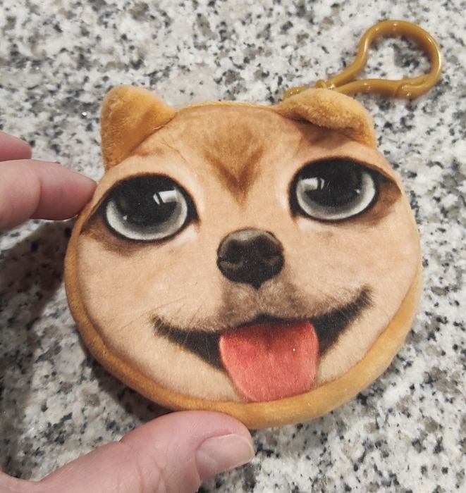 Porta moedas pequeno cão