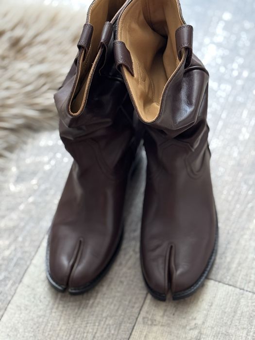 АКЦИЯ ! Maison Margiela кожаные казаки